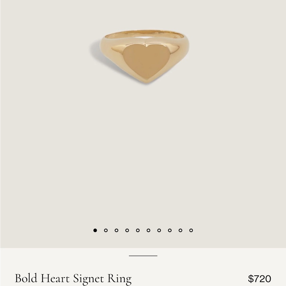 KINN STUDIO Bold Heart Signet